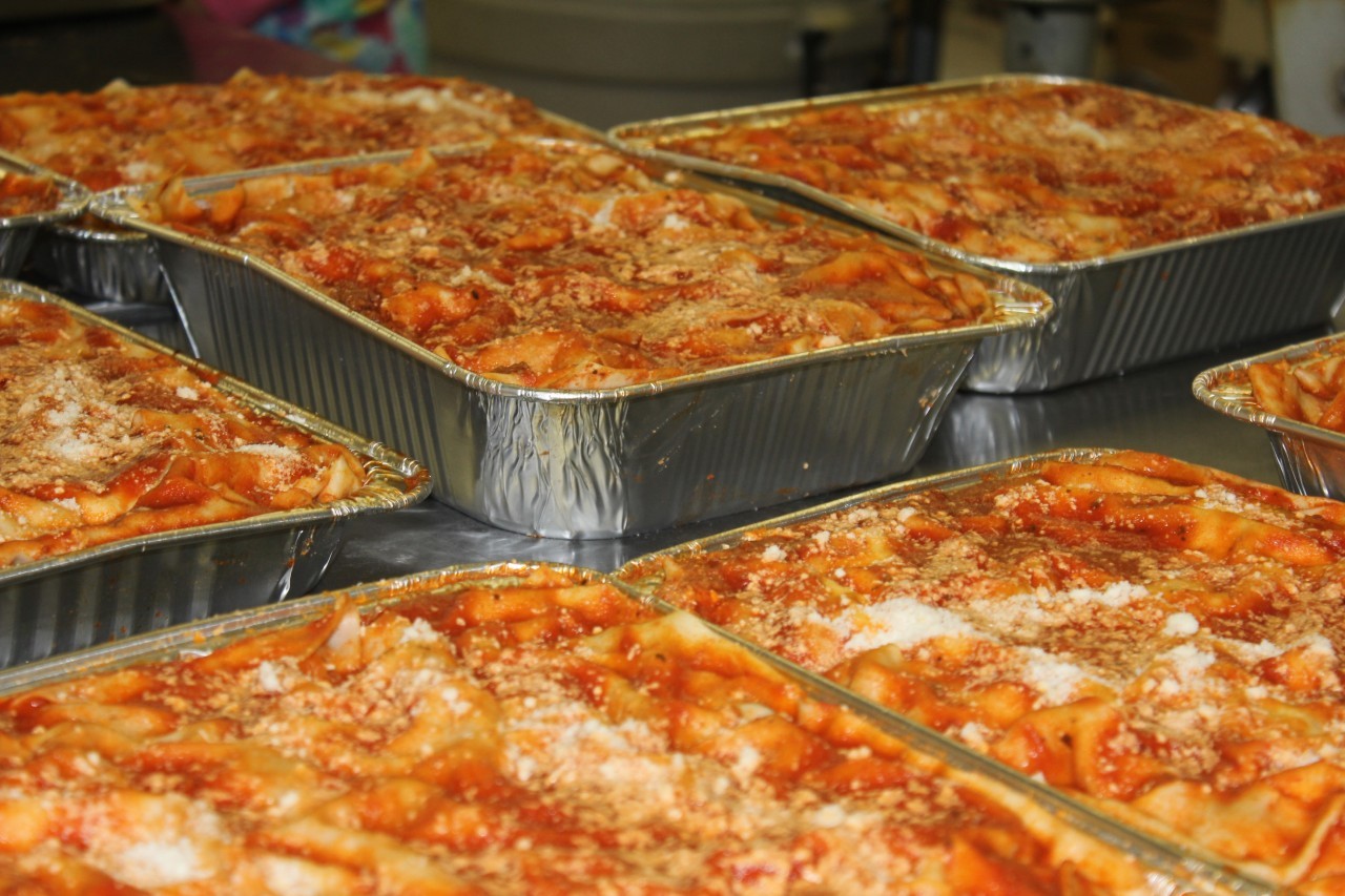Lasagna is a favorite Outer Banks Prepared Meal