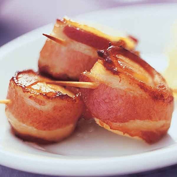 Bacon Wrapped Scallops / Outer Banks Catering Apps