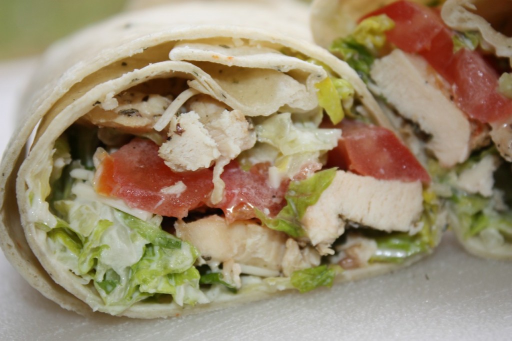 Chicken Caesar Wrap Ten O Six Beach Road Bistro