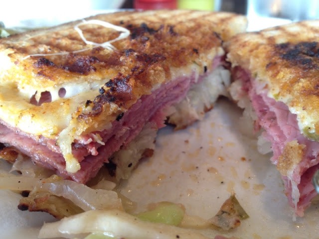 Outer Banks Deli Shop Hot Pastrami and Swiss